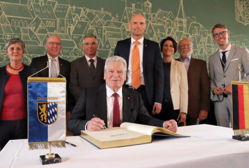 Bundespräsident a.D. Joachim Gauck besuchte Wiesloch